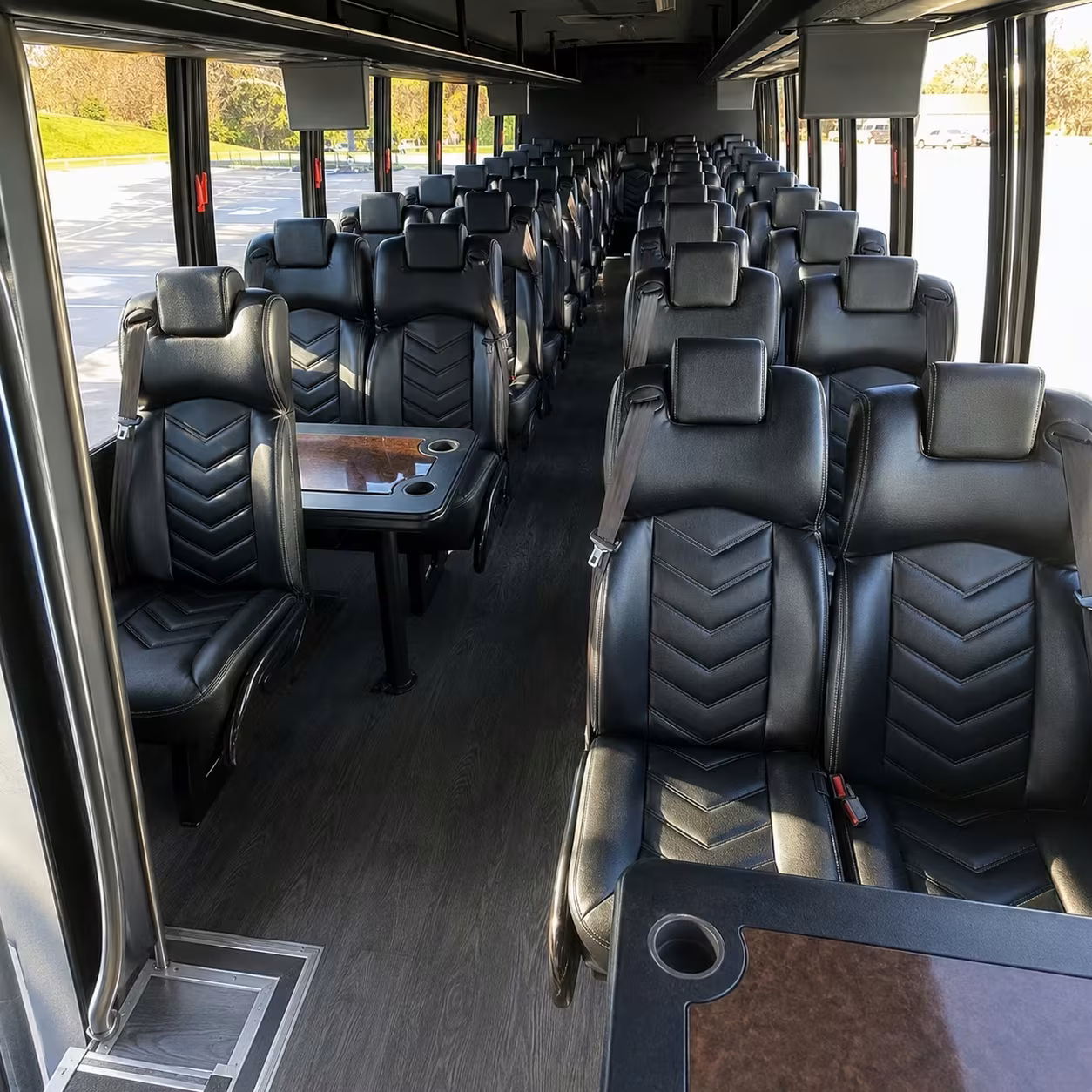 28 passenger minibus inside