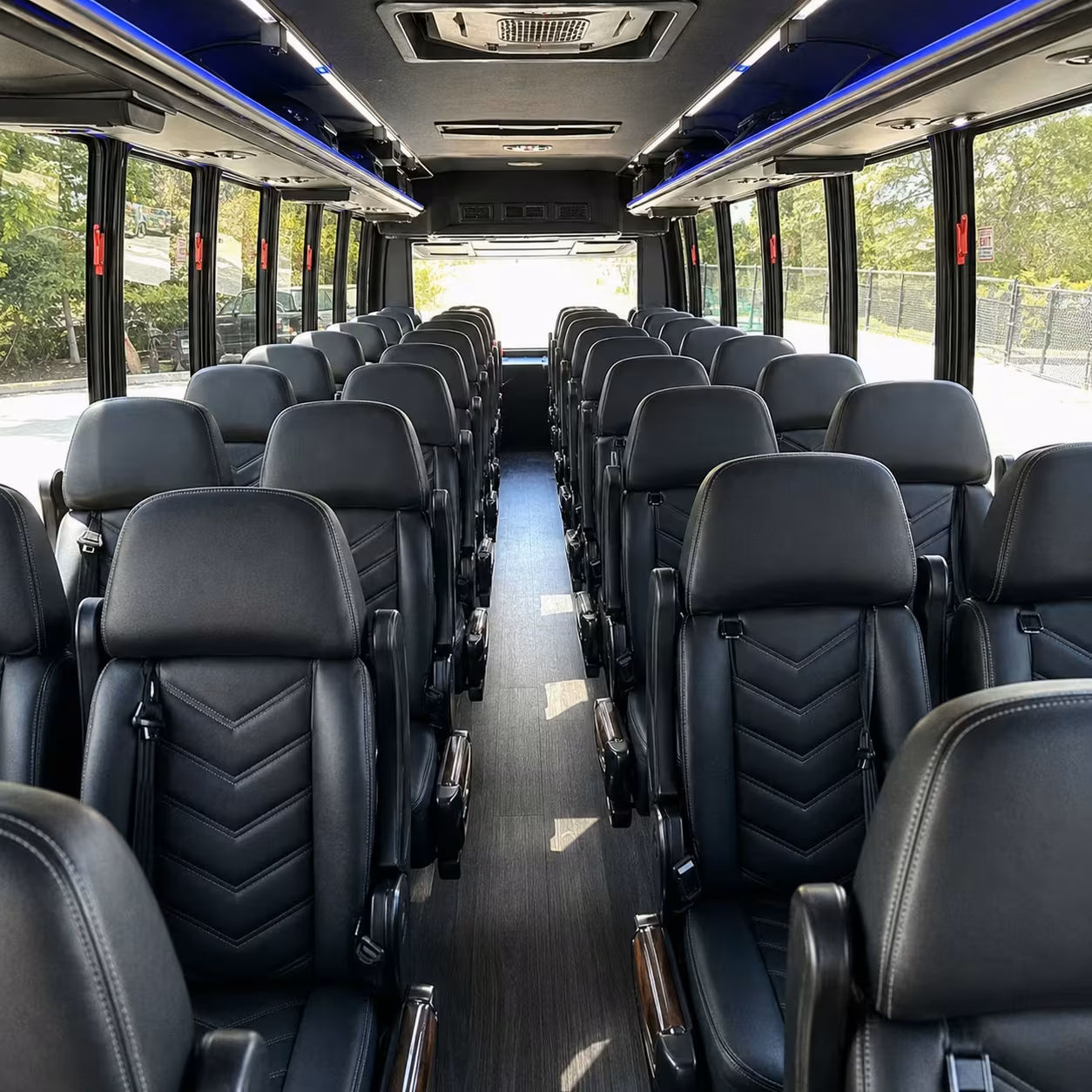 30 passenger minibus inside