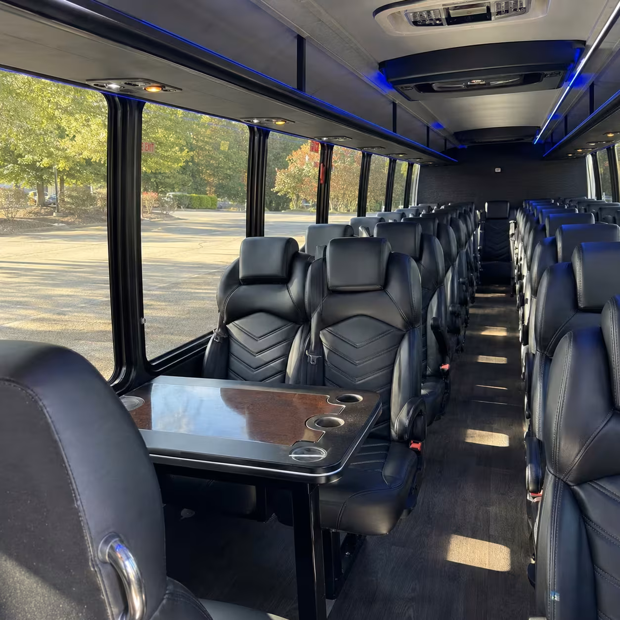 35 passenger minibus inside