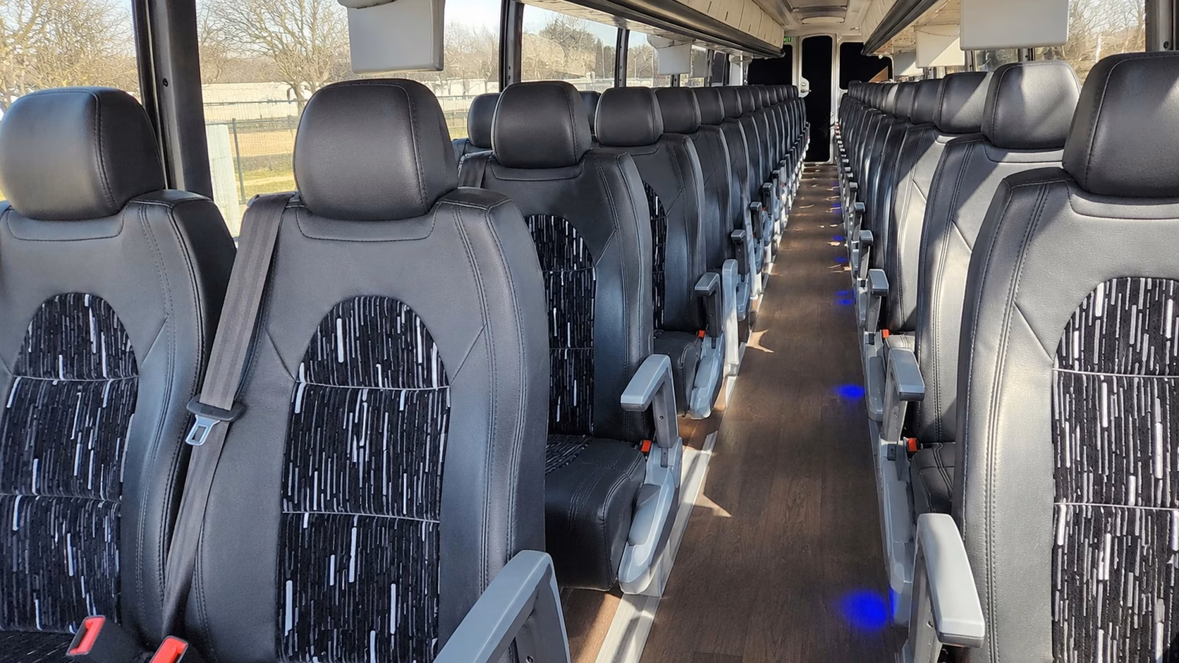 goodyear charter bus interior