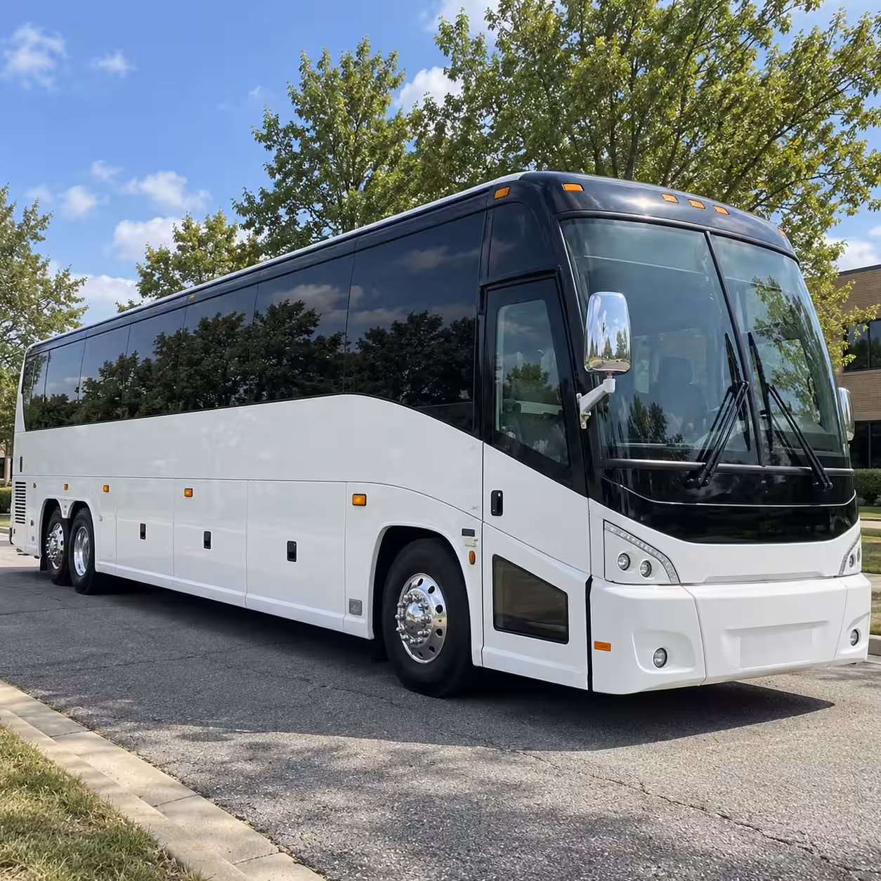 goodyear charter bus rental exterior