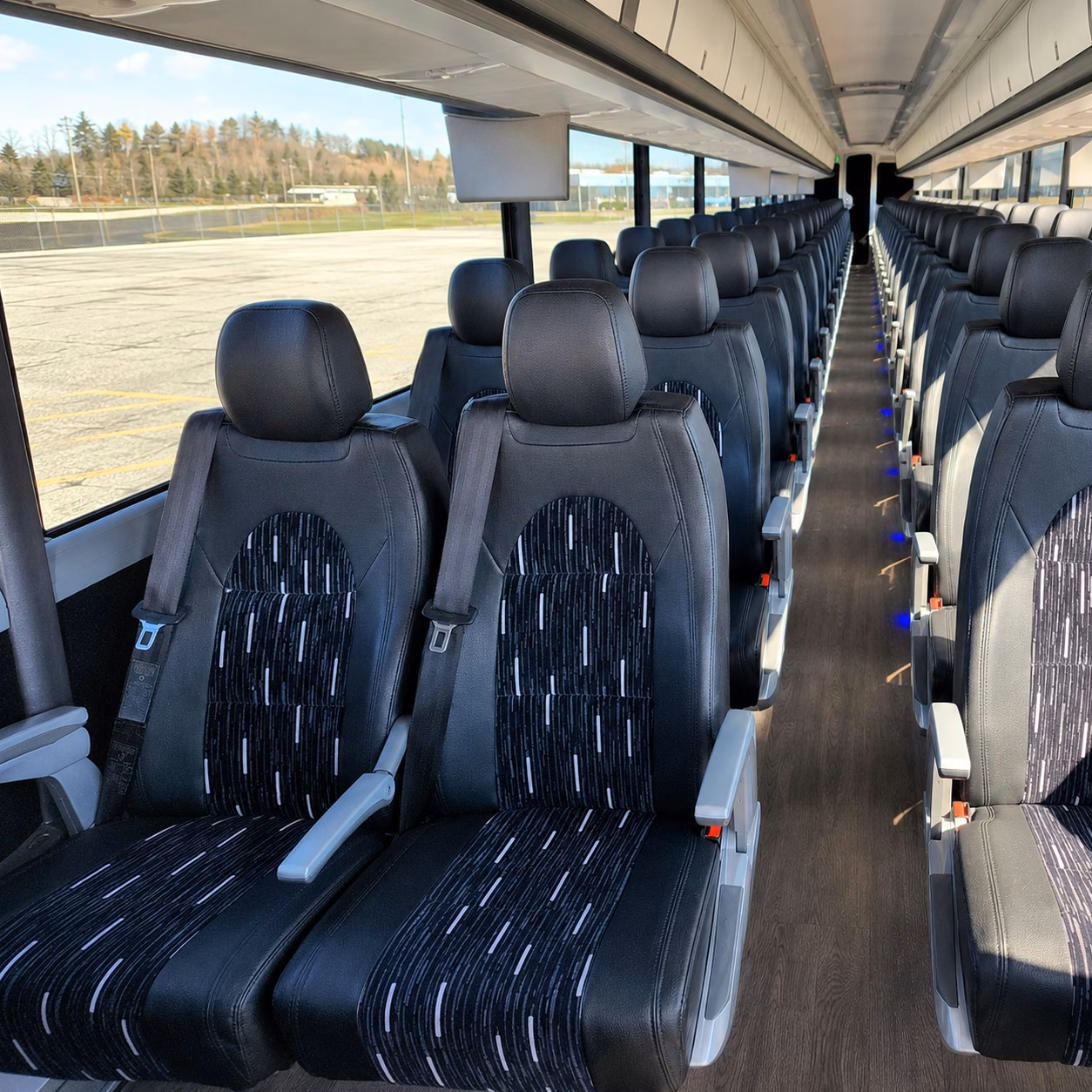 goodyear charter bus rental inside