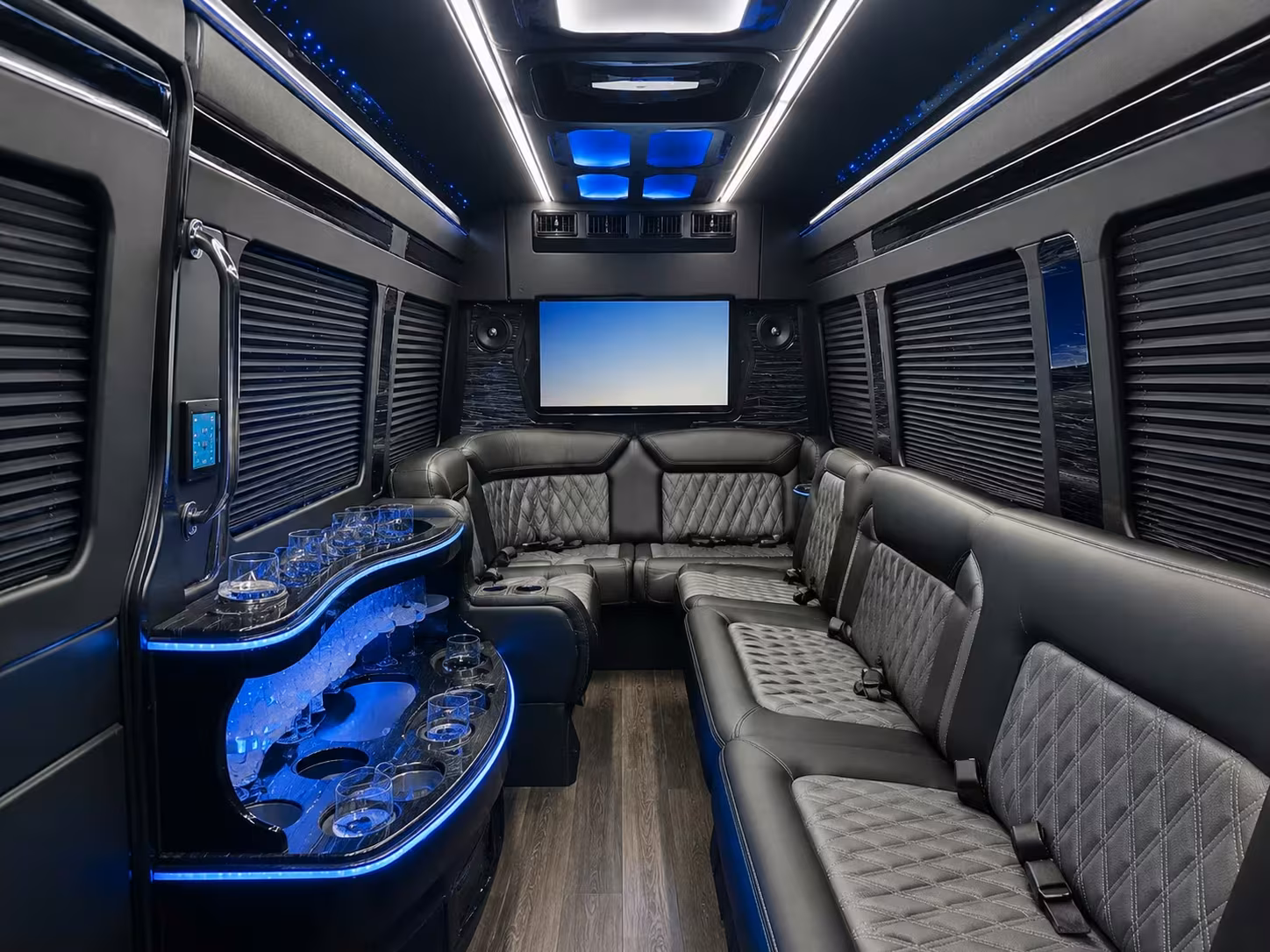 goodyear groups fly smarter with a private airport shuttle bus