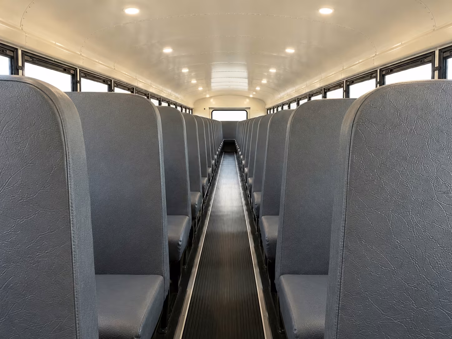 school bus inside